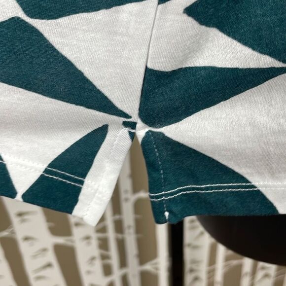 Ann Taylor LOFT Geometric Print Chiffon Sleeve T-Shirt M NEW - Picture 5 of 11